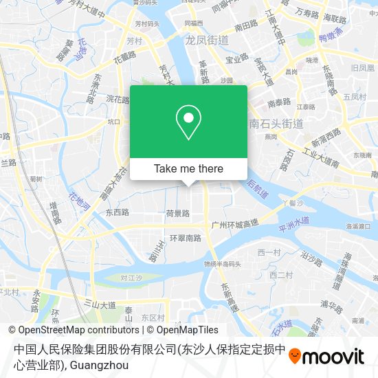 中国人民保险集团股份有限公司(东沙人保指定定损中心营业部) map
