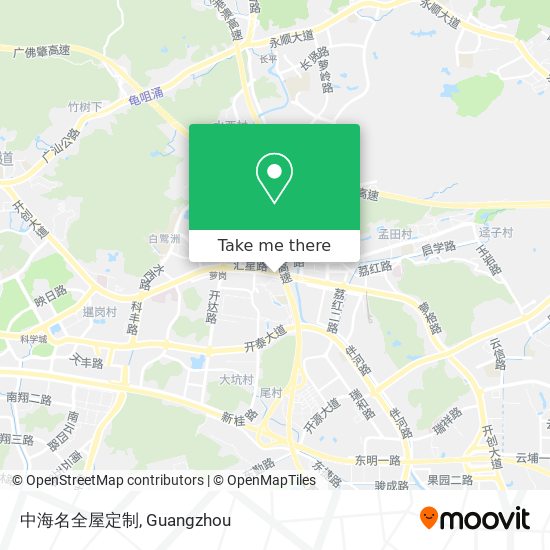 中海名全屋定制 map