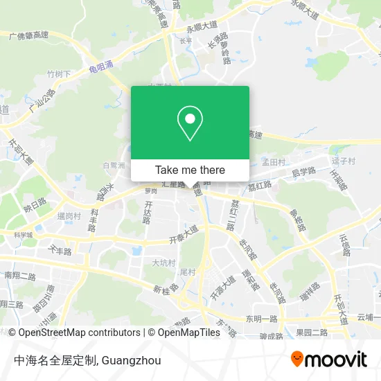 中海名全屋定制 map