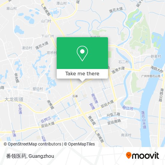 番领医药 map