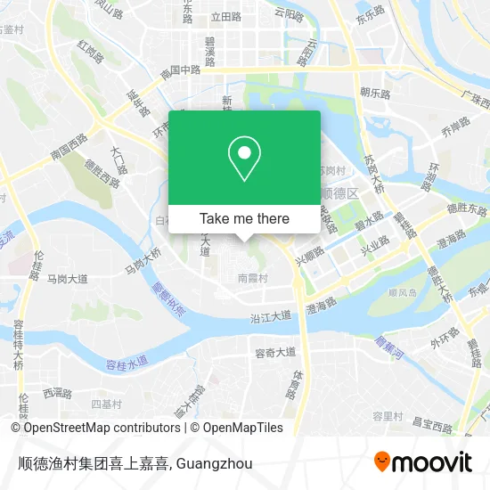 顺德渔村集团喜上嘉喜 map