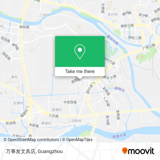 万事发文具店 map
