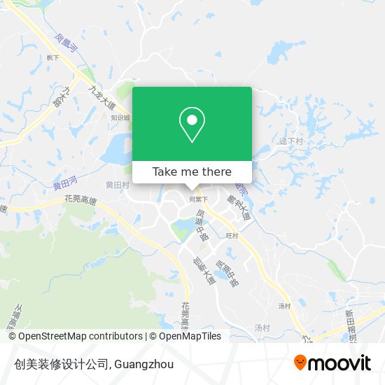 创美装修设计公司 map