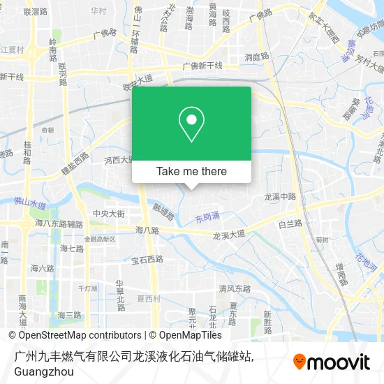 广州九丰燃气有限公司龙溪液化石油气储罐站 map