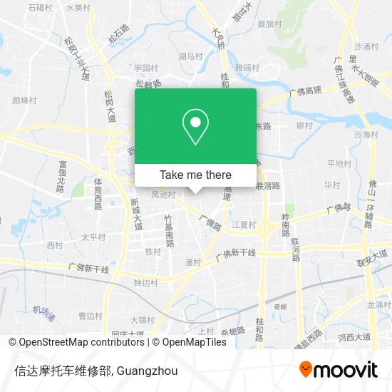信达摩托车维修部 map