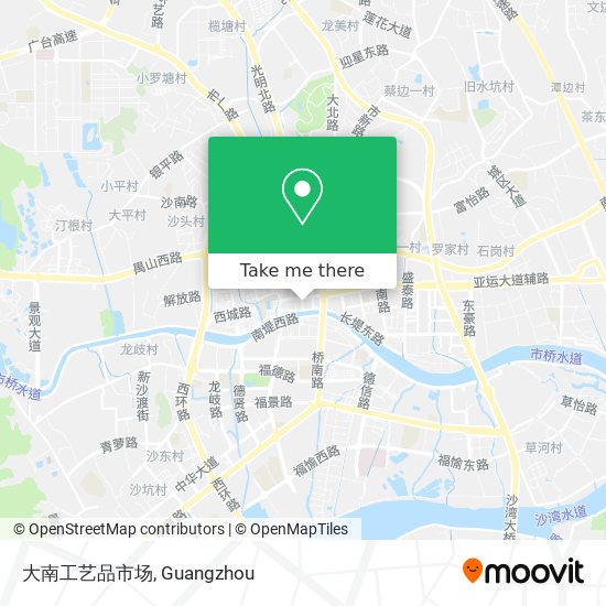 大南工艺品市场 map