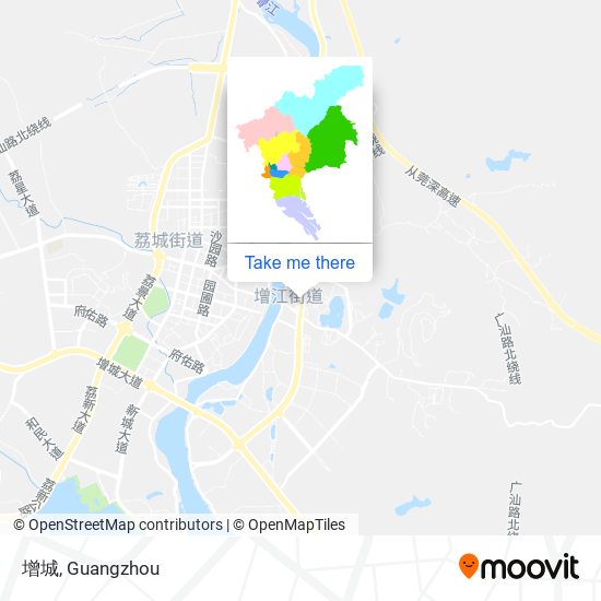 增城 map