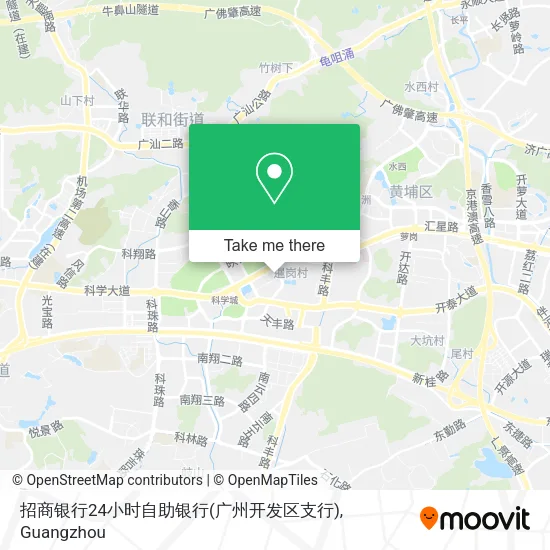 招商银行24小时自助银行(广州开发区支行) map