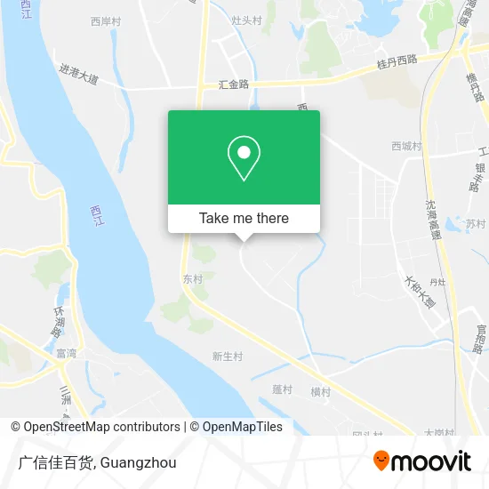 广信佳百货 map