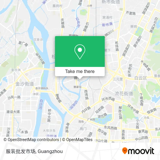 服装批发市场 map