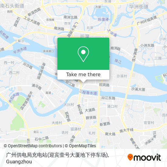 广州供电局充电站(迎宾壹号大厦地下停车场) map