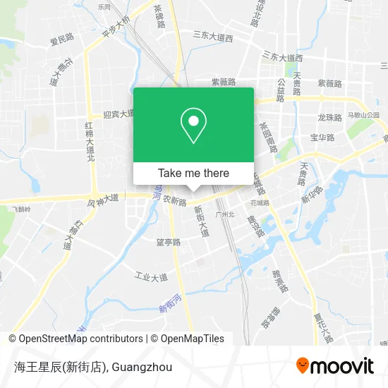 海王星辰(新街店) map
