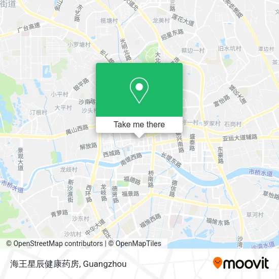 海王星辰健康药房 map