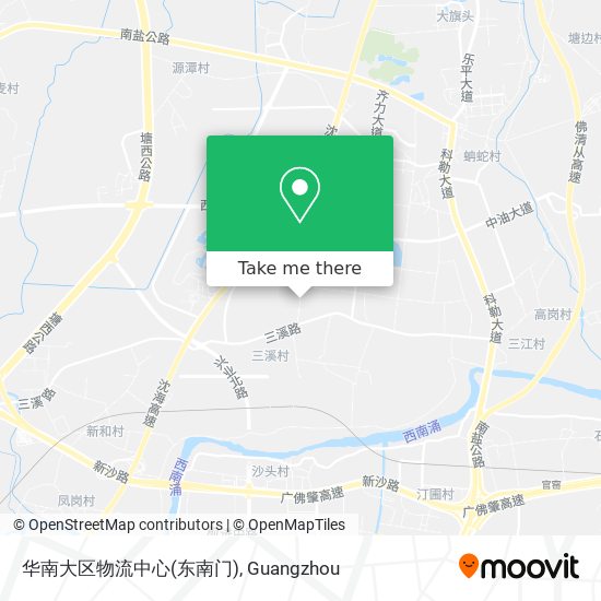 华南大区物流中心(东南门) map
