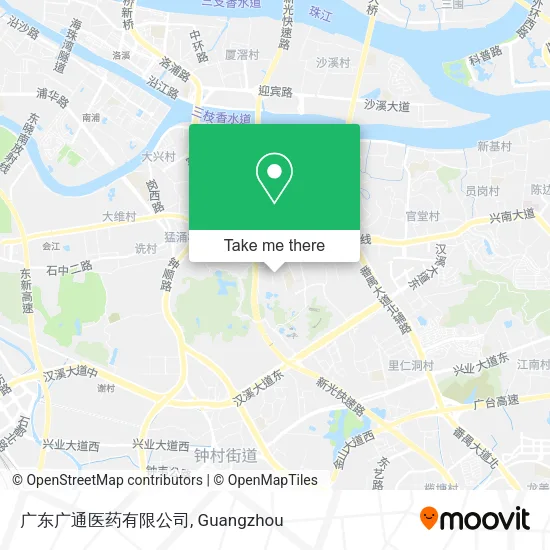 广东广通医药有限公司 map