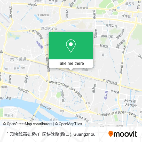 广园快线高架桥/广园快速路(路口) map