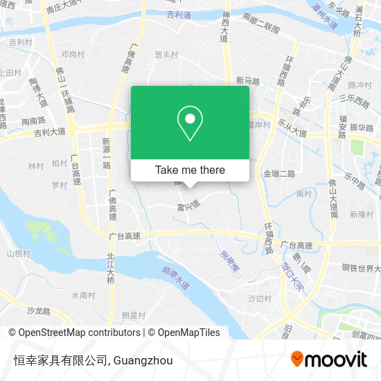 恒幸家具有限公司 map