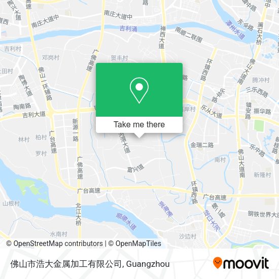 佛山市浩大金属加工有限公司 map