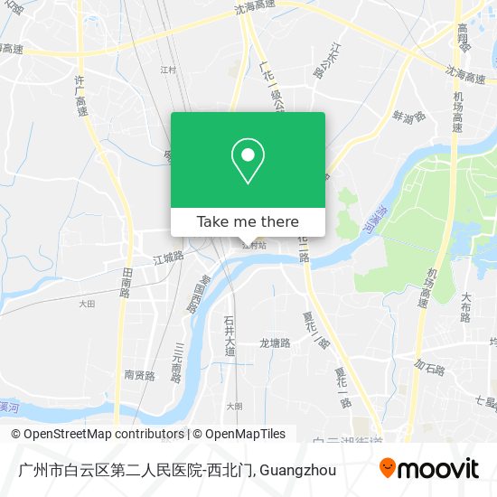 广州市白云区第二人民医院-西北门 map