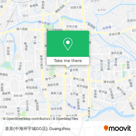 喜茶(中海环宇城GO店) map