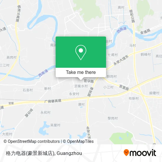 格力电器(豪景新城店) map