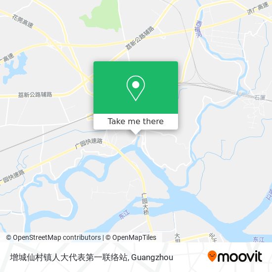 增城仙村镇人大代表第一联络站 map