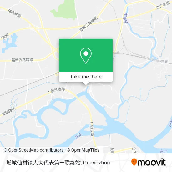 增城仙村镇人大代表第一联络站 map