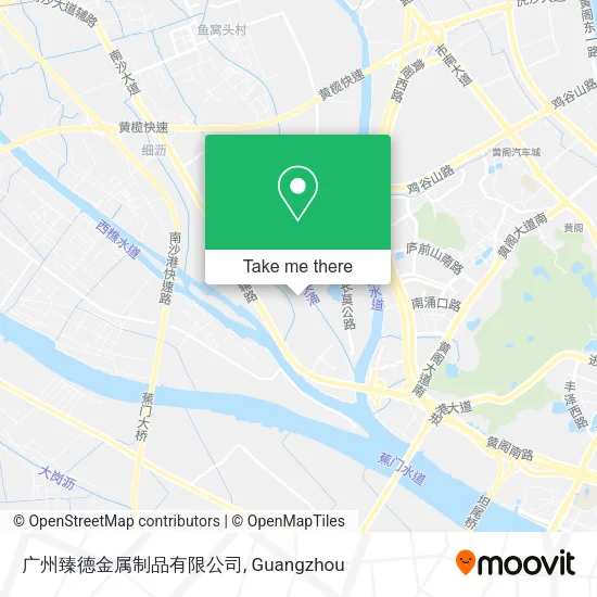 广州臻德金属制品有限公司 map