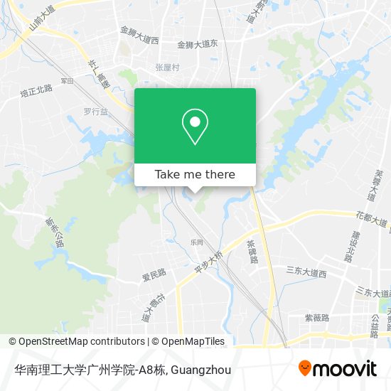 华南理工大学广州学院-A8栋 map