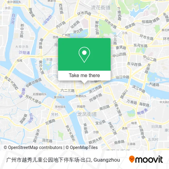 广州市越秀儿童公园地下停车场-出口 map