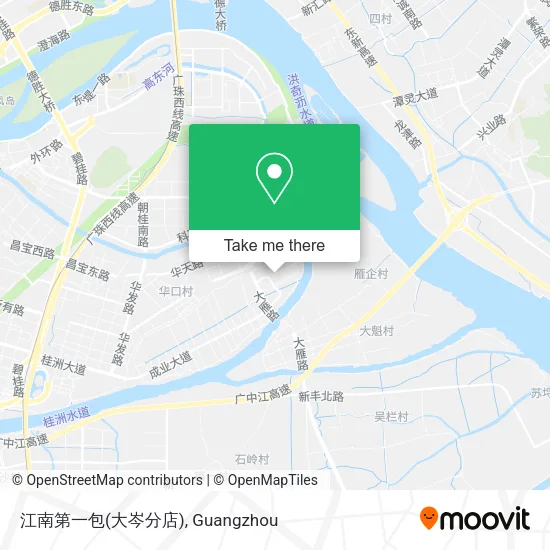 江南第一包(大岑分店) map