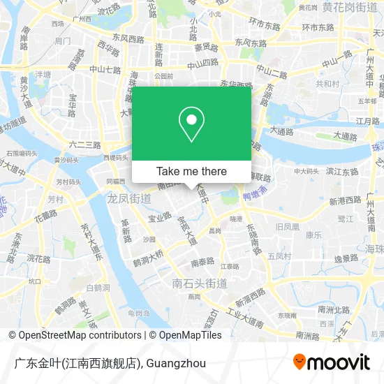 广东金叶(江南西旗舰店) map