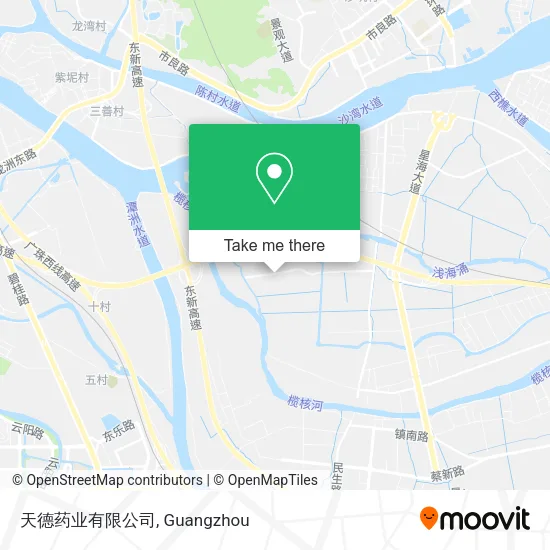 天德药业有限公司 map