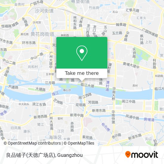 良品铺子(天德广场店) map