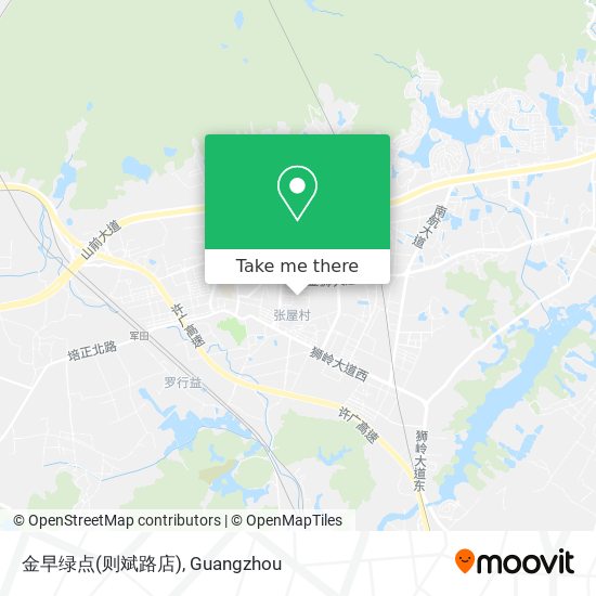 金早绿点(则斌路店) map