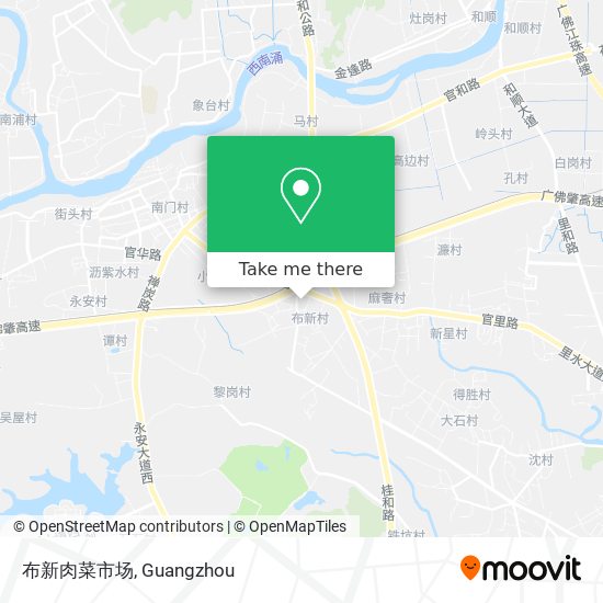 布新肉菜市场 map