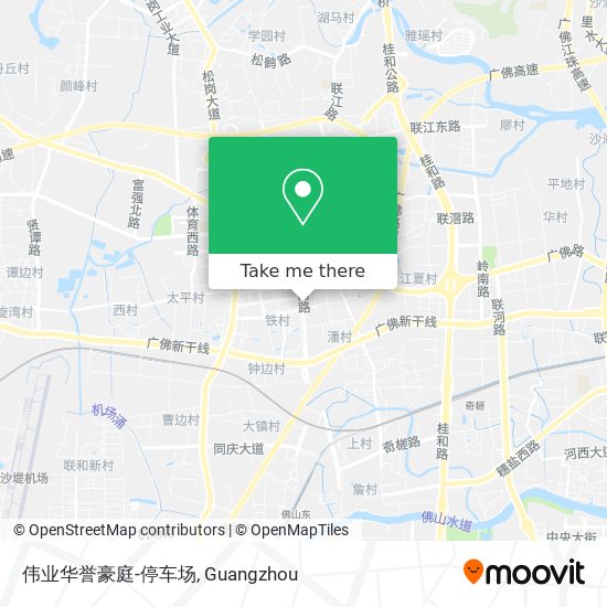 伟业华誉豪庭-停车场 map