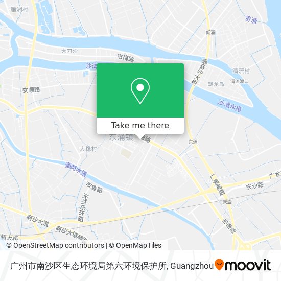 广州市南沙区生态环境局第六环境保护所 map