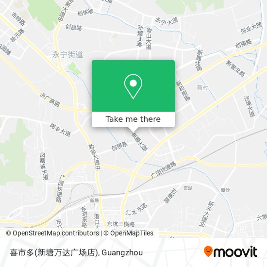 喜市多(新塘万达广场店) map