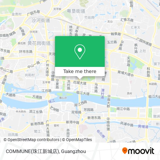 COMMUNE(珠江新城店) map