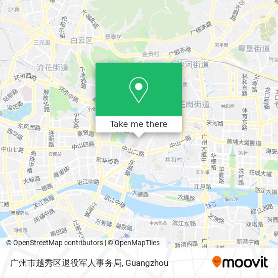 广州市越秀区退役军人事务局 map
