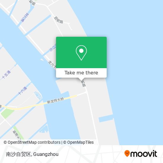 南沙自贸区 map