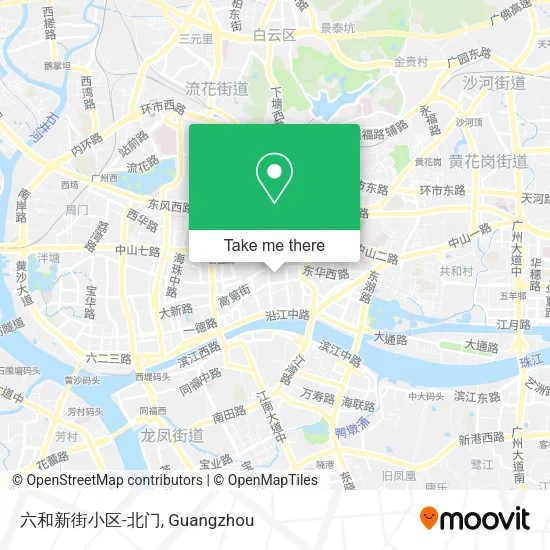 六和新街小区-北门 map