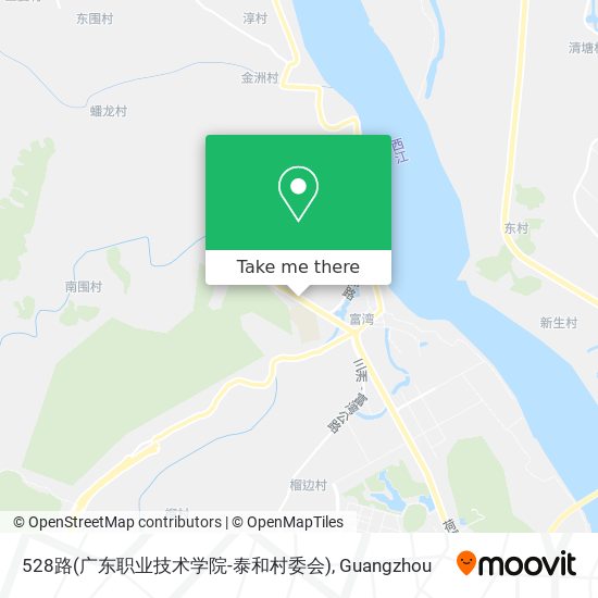 528路(广东职业技术学院-泰和村委会) map
