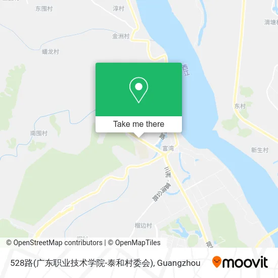 528路(广东职业技术学院-泰和村委会) map