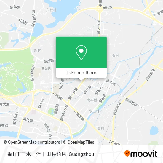 佛山市三水一汽丰田特约店 map