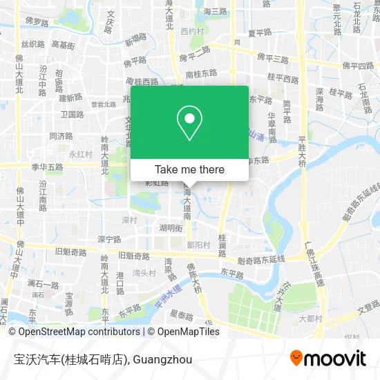 宝沃汽车(桂城石啃店) map