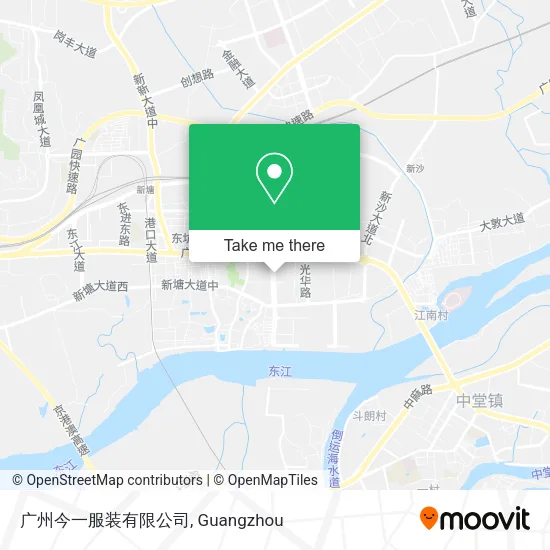广州今一服装有限公司 map