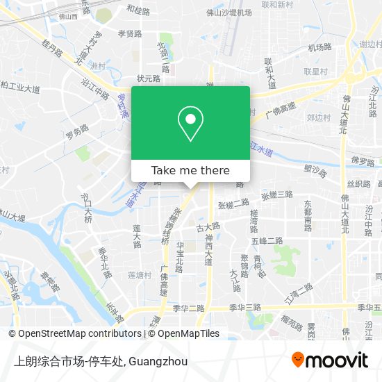 上朗综合市场-停车处 map