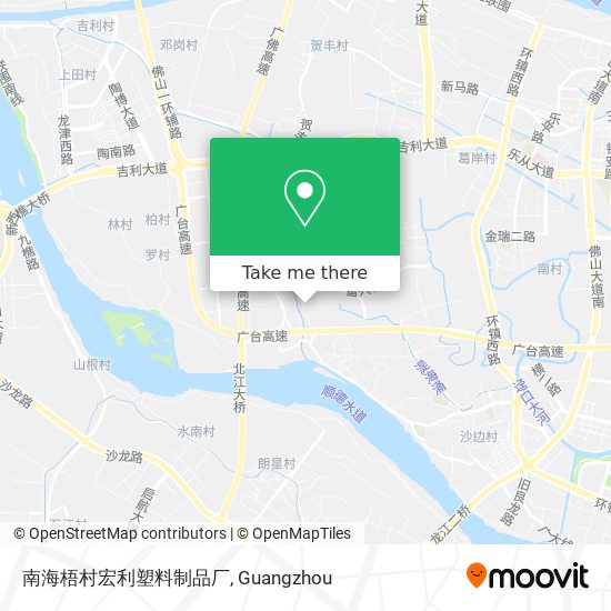 南海梧村宏利塑料制品厂 map